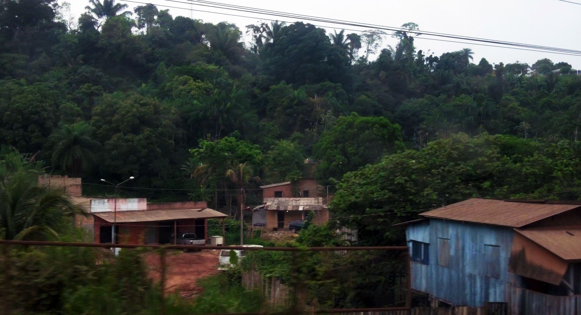 It’s like the houses are playing hide and seek with the jungle!